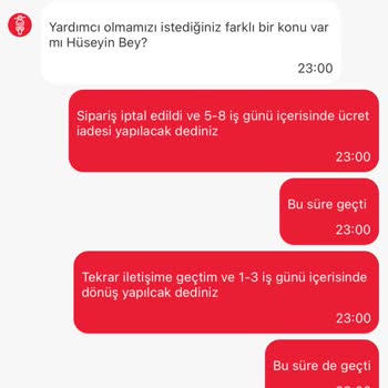 Yanlış Restorana Gönderilen Sipariş Ve İade Sorunu