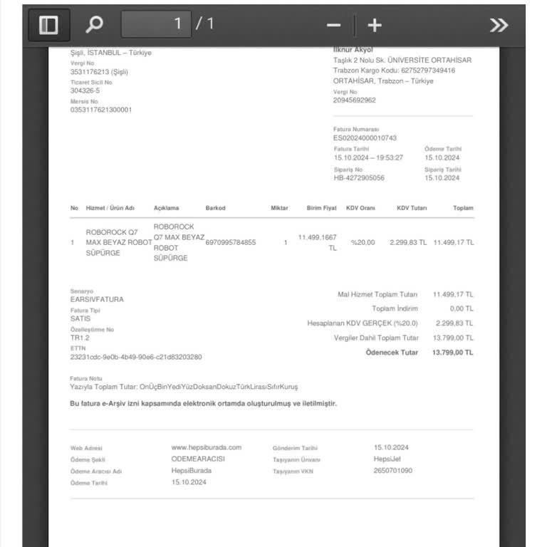 Roborock Süpürge: Garanti Kapsamında Olmayan Sorunlar Ve Yüksek Ücret Talebi