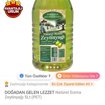 Trendyol'da Sahte Zeytinyağı Satışı Ve Müşteri Güvenliği Endişesi