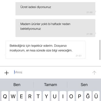 15 Günlük Bekleyiş: Ne Ürün Var Ne İade!