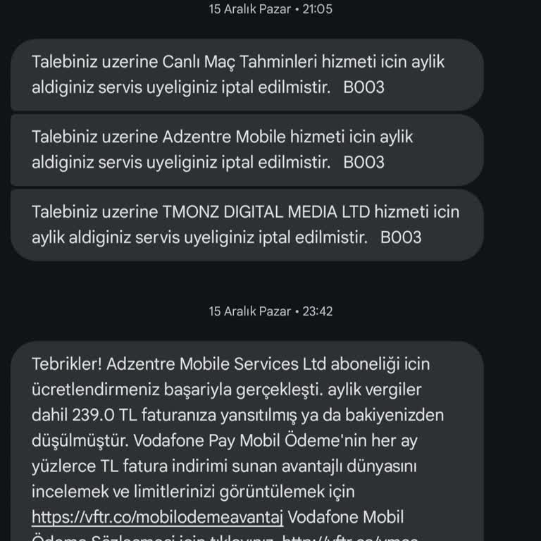 Faturaya Yansıtılan Beklenmedik Ücretler