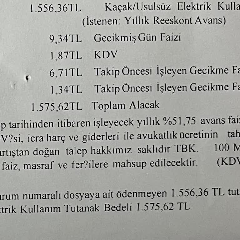 Hatalı Elektrik Faturası Ve Yanıltıcı Uygulamalar