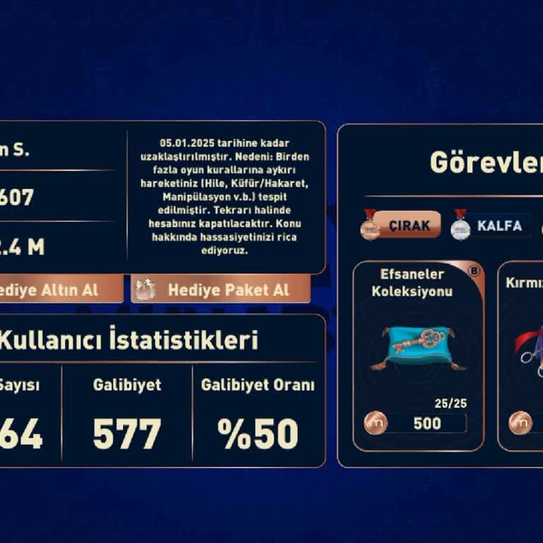 Oyun Hesabım Haksız Yere Kapatıldı!