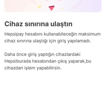 Hepsipay Cihaz Sınırı Sorunu Ve Kullanılamayan Bakiye