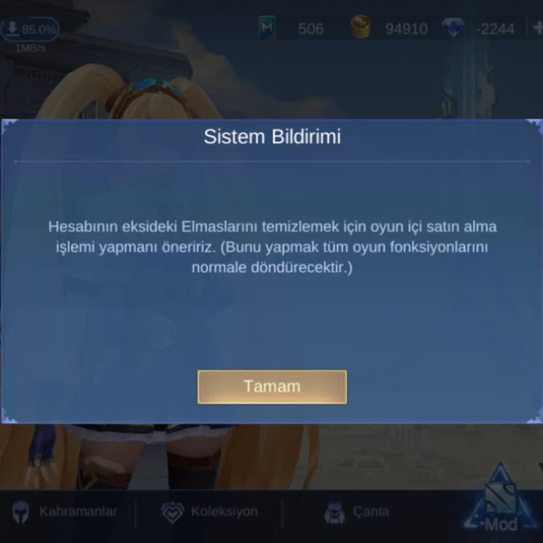 Habersiz Elmas Alımı Sonrası Hesap Sorunu