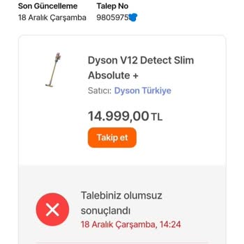 Hepsiburada Yanlış Talep Ve Bilgi Karmaşası: Dyson Ürün Onarımında Yaşanan Mağduriyet