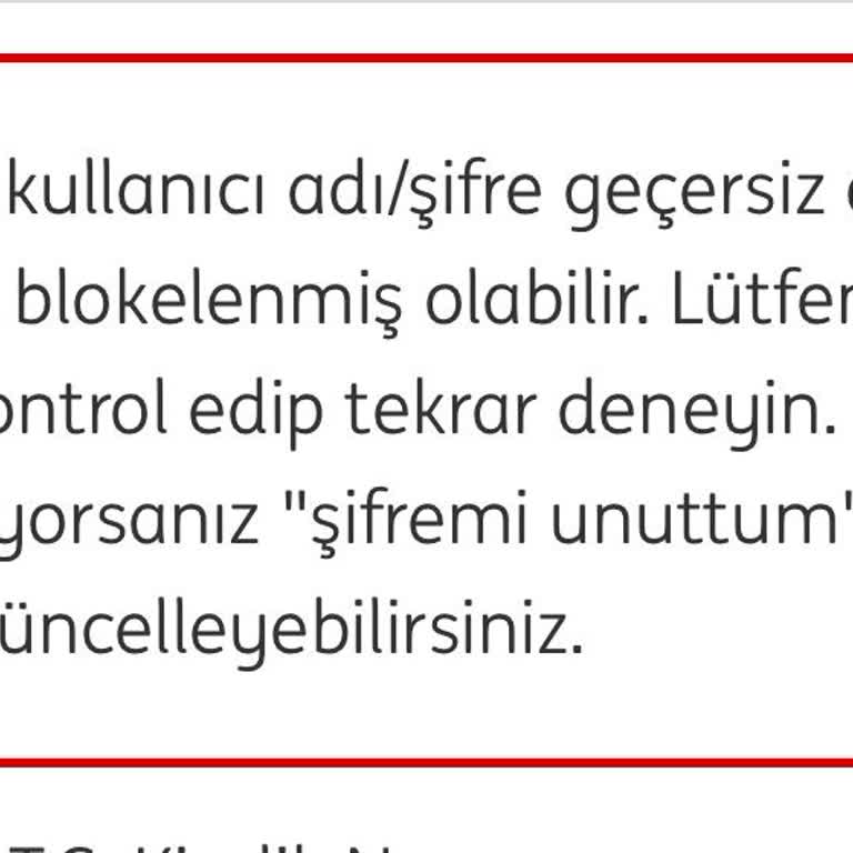 Hesabım Bilgi Verilmeden Kapatıldı