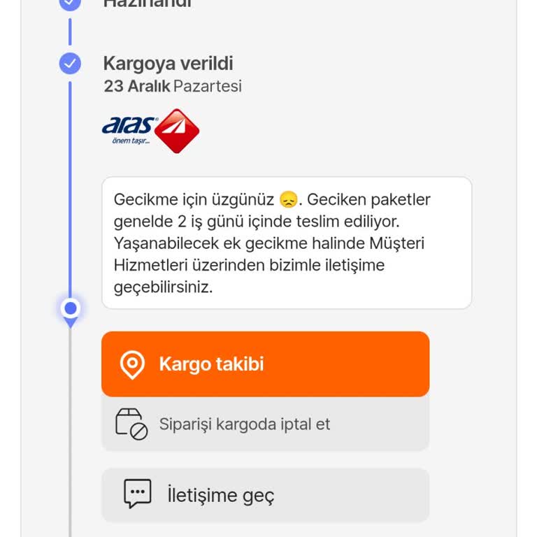 Kargomun Teslimatında Gecikme Sorunu