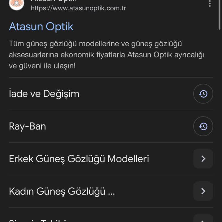 Atasun Optik Web Sitesine Erişim Sorunu