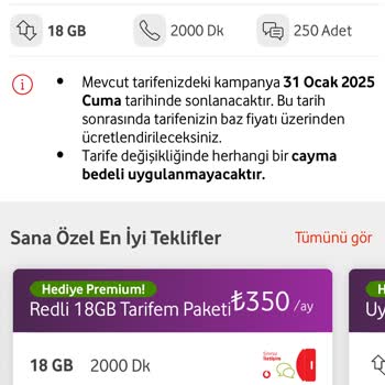 Vodafone Tarifelerinde Aşırı Zam Ve Müşteri Memnuniyeti Eksikliği