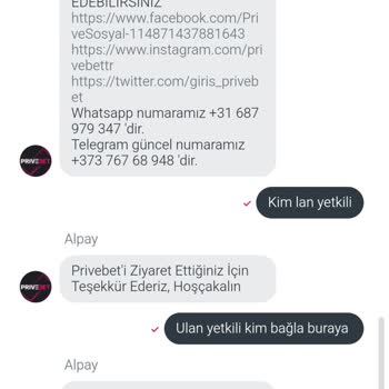 Privebet'te Kazançlarım Ödenmedi Ve Hesabım Kapandı