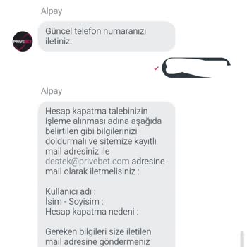 Privebet'te Kazançlarım Ödenmedi Ve Hesabım Kapandı