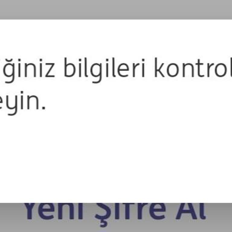Mobil Bankacılık Giriş Sorunu