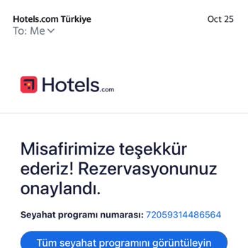 6 Ay Önceden Yapılan Rezervasyonum Sebepsiz İptal Edildi