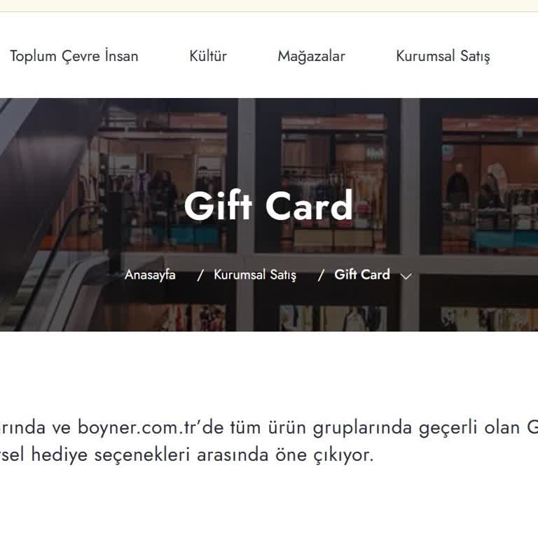 Boyner Hediye Çeklerindeki Yanıltıcı Uygulama