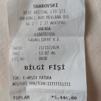 Swarovski Takı Setinde Kalite Problemleri