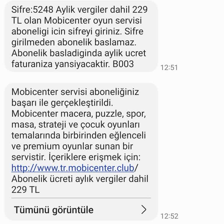 İzinsiz Abonelik Ücreti Ve İptal Sorunu