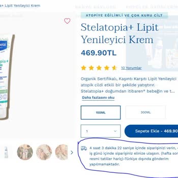 Mustela'nın Teslimat Süresi Beklentileri Karşılamıyor