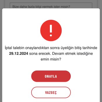 Üyelik İptali Talebime Rağmen Uzatmalar Ve İletişim Sorunları