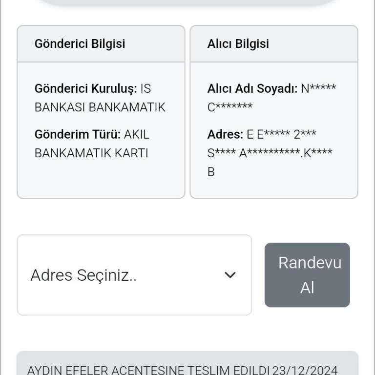 Kuryenet Teslimat Sorunu Ve İş Bankası İlişkisi