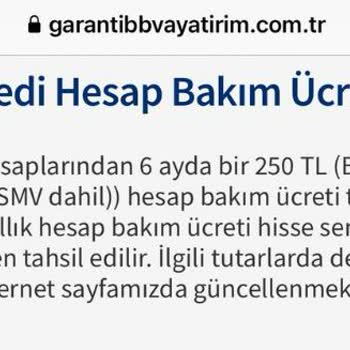 Garanti Bankası'nın Yüksek Komisyon Ve Kararları