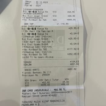 İndirim Çekinde Yanıltıcı İşlem