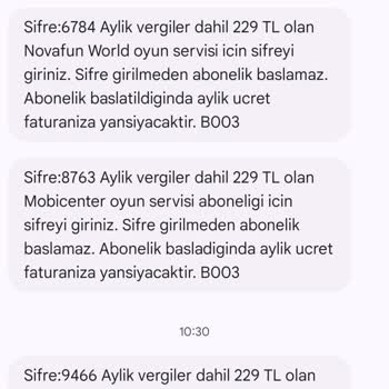 İzinsiz Abonelik Mesajı Ve Yanıltıcı Bilgilendirme