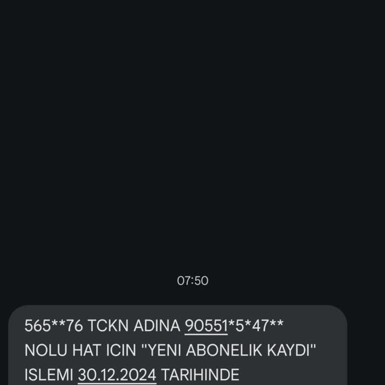 Yanlış Gönderilen Yasal Uyarı Mesajı