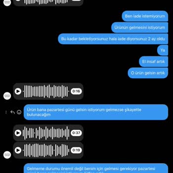 Çanta Siparişi Sürecinde Yaşanan Gecikme Ve İletişim Sorunları