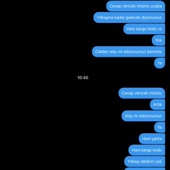 Çanta Siparişi Sürecinde Yaşanan Gecikme Ve İletişim Sorunları