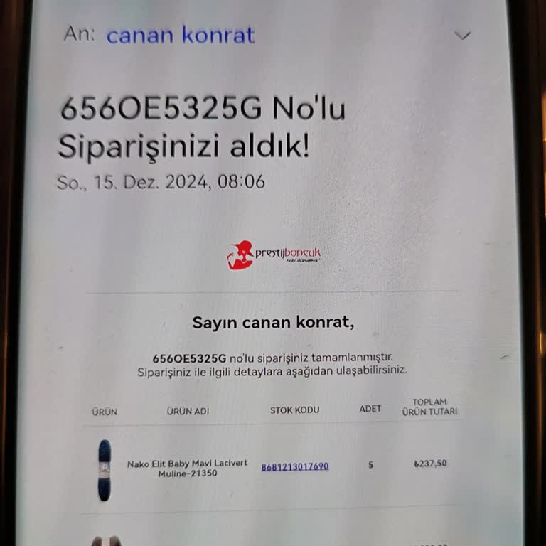Siparişe Cevap Yok, İade Bekliyorum