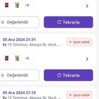 Getir Büyük'ten İptal Edilen Siparişler İçin Eksik İade Sorunu