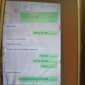 Yanlış Kişiye Sipariş Kodu Ve Teslim Edilmeyen Ürün