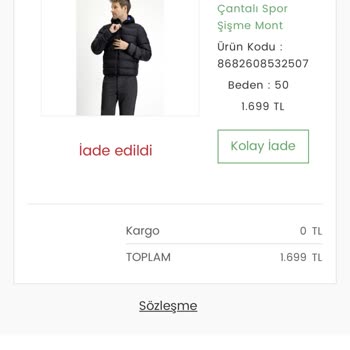 Yanlış Adrese Gönderilen Mont Ve Stok Sorunu