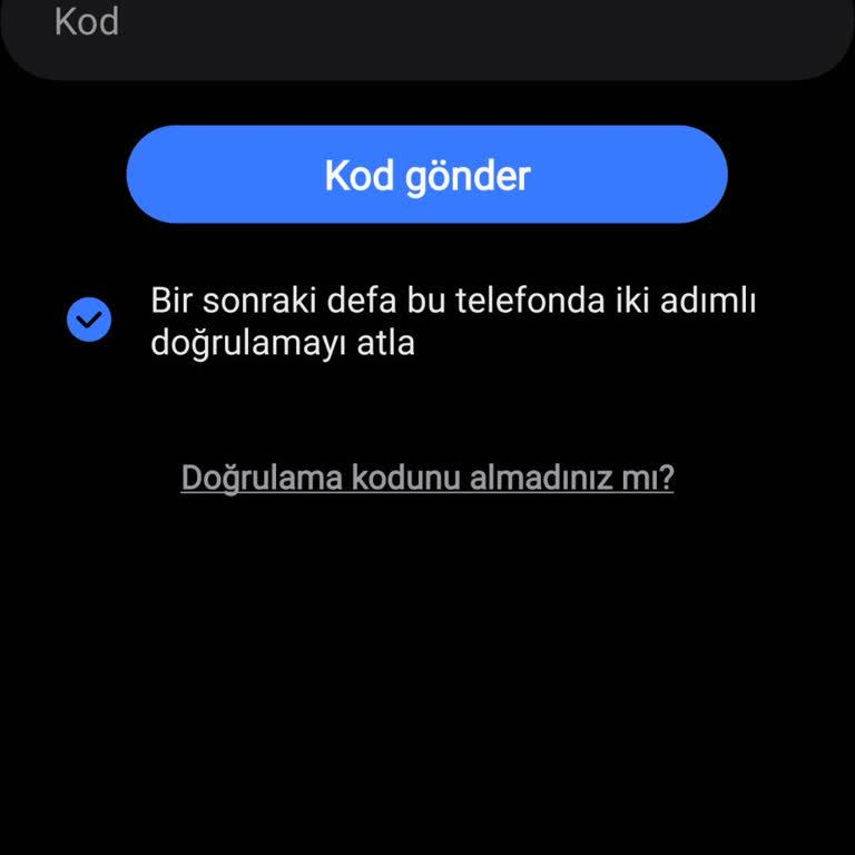 Samsung Hesabına Erişim Sorunu
