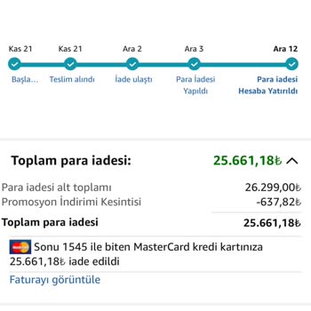 Kredi Kartı İadesinde Usulsüzlük İddiası