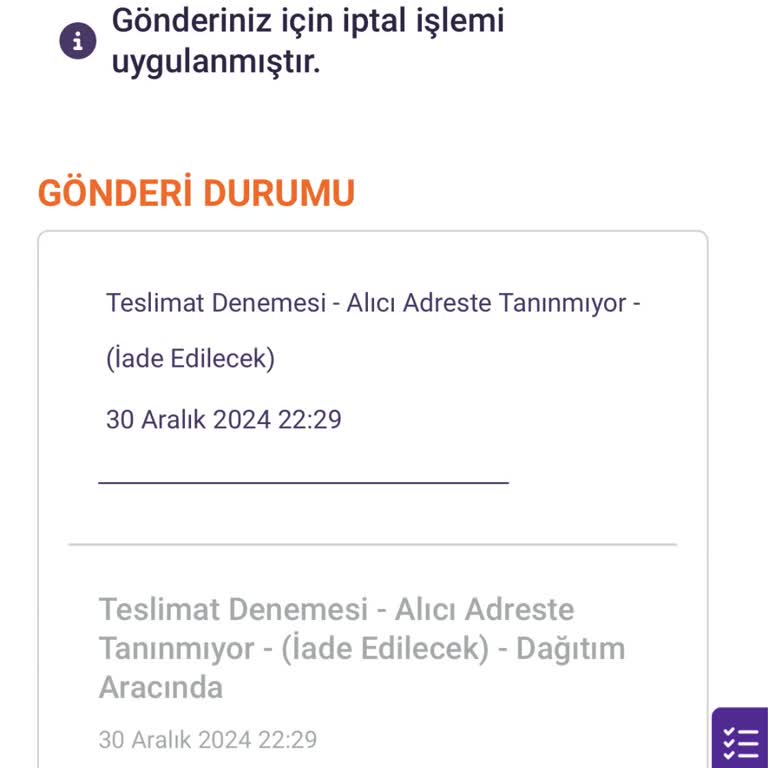 Hepsijet Adıyaman Şubesi İletişim Sorunu Ve Yanlış İade