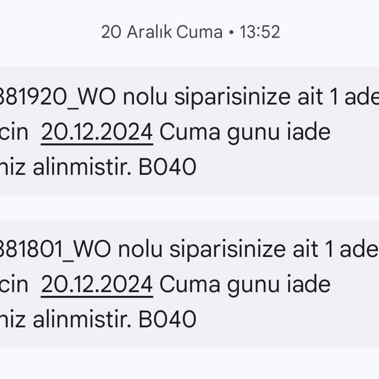 Colin's İade Sürecinde İletişim Sorunu