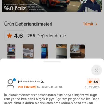 Yanlış Ürün Gönderimi Ve İade Süreci Sorunu