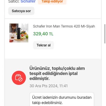 Sipariş İptali Ve Yanıltıcı İndirim Politikası