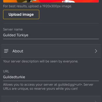 Unable to Create Verified Guilded Turkey Server Due to Username Byte Limit