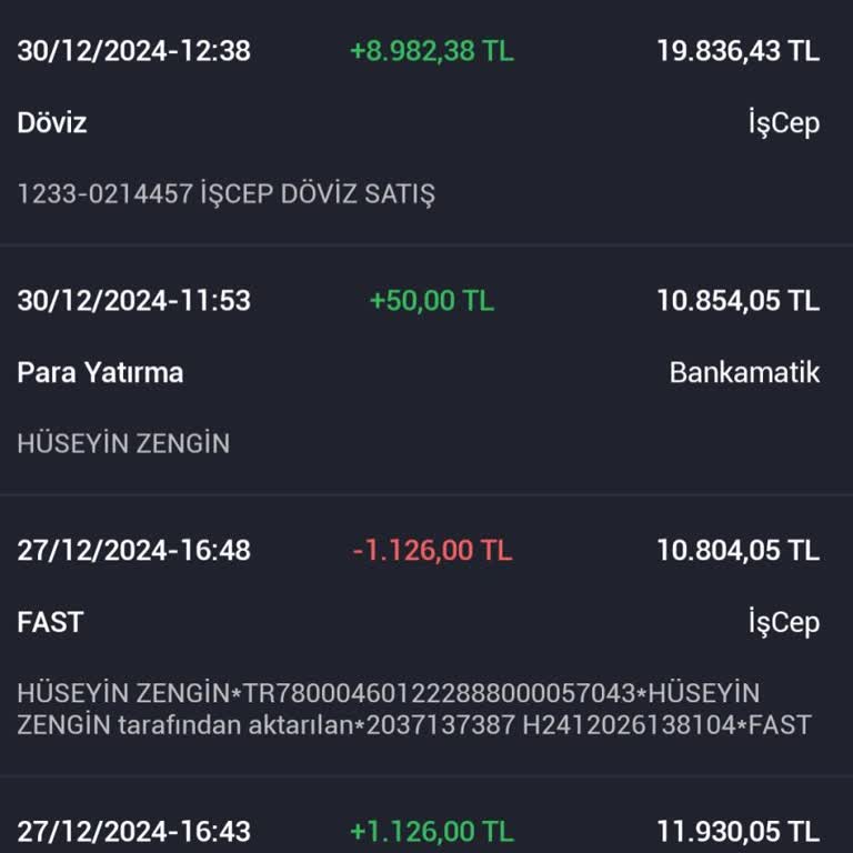 İş Bankası Mobil Uygulamasında Kur Yanıltması