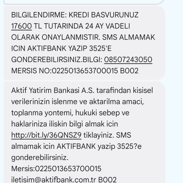 Yanlış Mesaj Ve Banka İlişkisi Hakkında Acil Düzeltme Talebi
