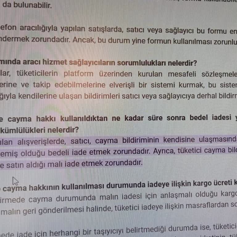 İade Sürecinde Yaşanan Sorunlar