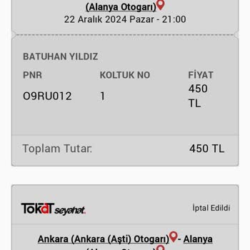 Koşulsuz İptal Güvencesiyle Alınan Biletin İadesi Yapılmadı