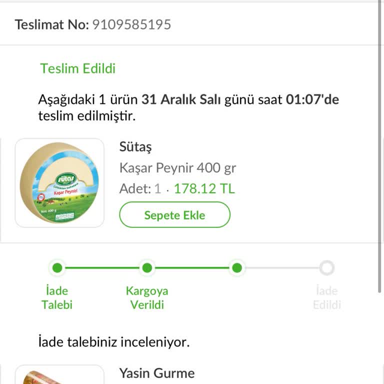 Yanlış Sipariş Ve Yetersiz Müşteri Hizmeti