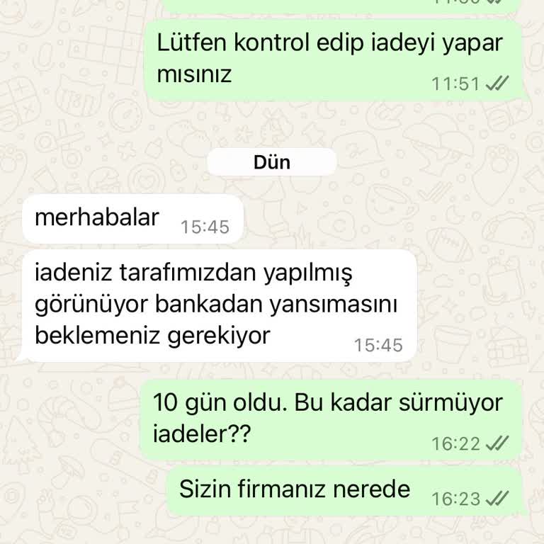 Kedi Maması Siparişimde İade Ve İletişim Sorunu