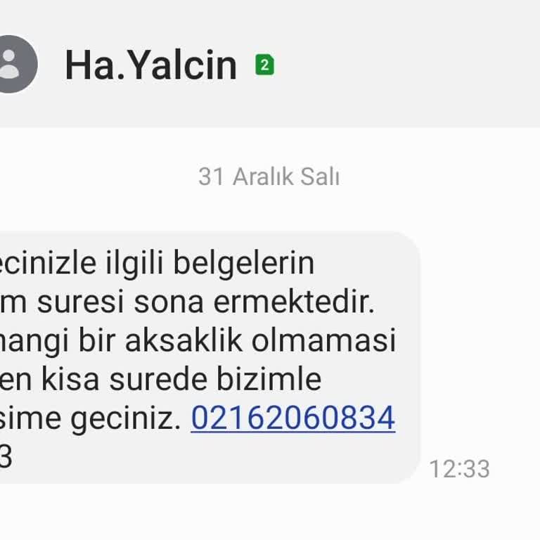 Yanıltıcı Mesaj Ve Sahte Suçlama İddiası