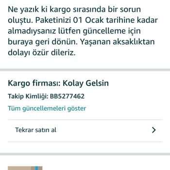 Express Teslimat Fiyaskosu: Yılbaşı Hediyem Ulaşmadı!