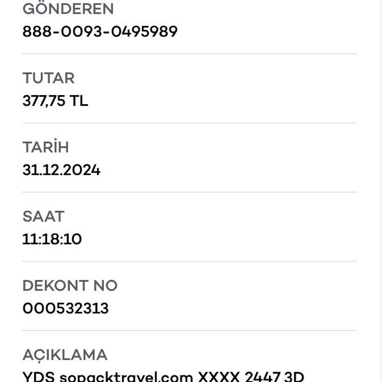 Sipariş Bilgisi Eksikliği Ve Güven Sorunu